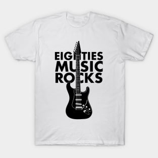 Eighties Music Guitar T-Shirt